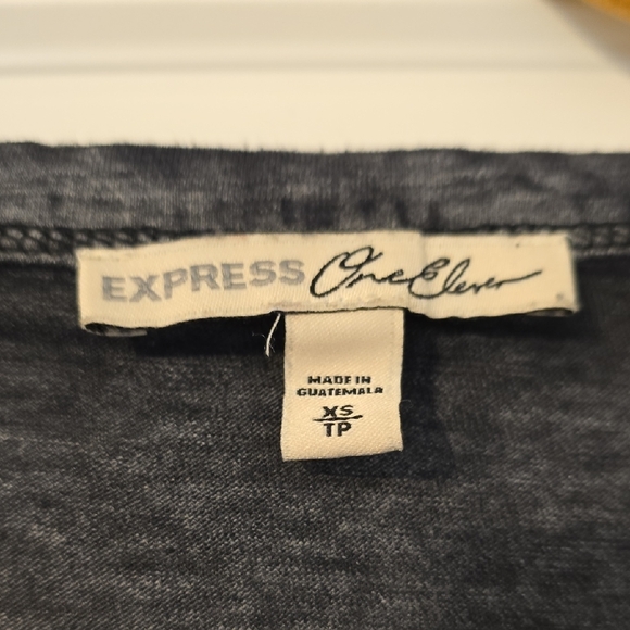 Express Charcoal Graphic Tee "RockRoll". Size XS - Picture 6 of 13